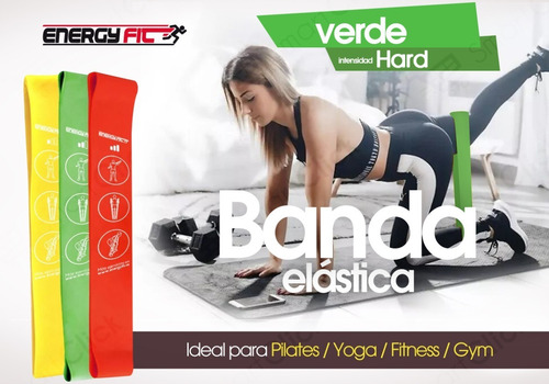 Imagen 2 de 10 de Banda Elastica Circular Hard 0.9 Ejercicio Gimnasia Fitness