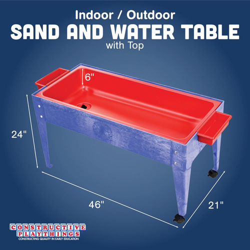 Mesa De Arena Y Agua Para Interiores Y Exteriores Con Sombri Color