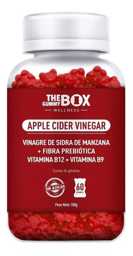 Imagen 2 de 5 de The Gummy Box Vitamina Vinagre De Sidra De Manzana 180 G