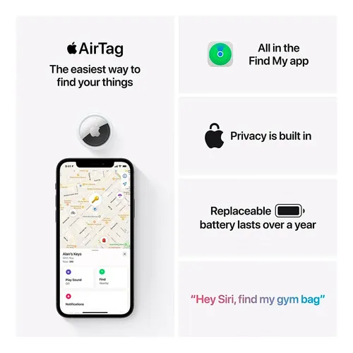 Airtag Apple 1 Unidad - Mx532am/a