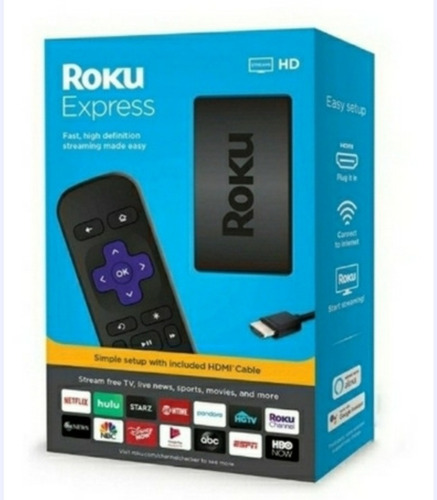 Imagen 1 de 5 de Roku Express Full Hd Ultima Version Streaming Netflix Youtub