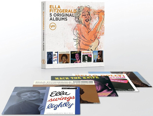 Ella Fitzgerald - 5 Original Albums - Box 5 Cds Nuevo