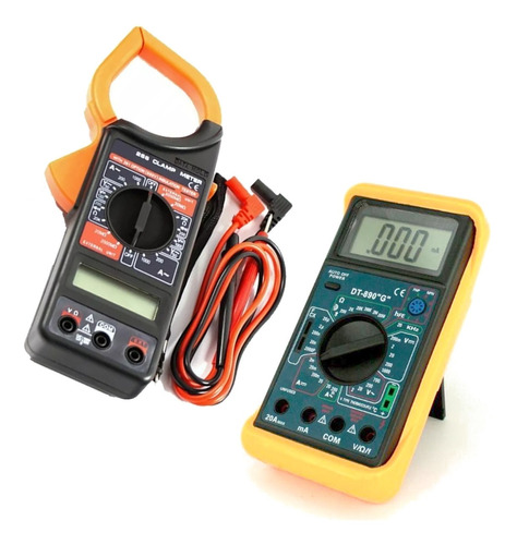 Combo Multimetro Tester Dt890gh + Pinza Amperometrica Dt 266