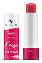 Comprar Bálsamo Labial Hidratante Vogue Super Fantastic Fresa Con Pétalos De Rosas 4.8 g