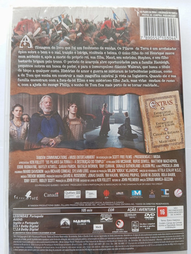 Os Pilares Da Terra 1 Destruição Do Templo Ken Follett Dvd