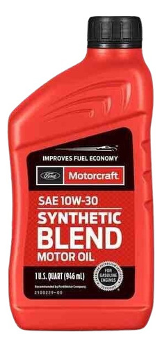 Aceite Semisintetico 10w30 Motorcraft Original 