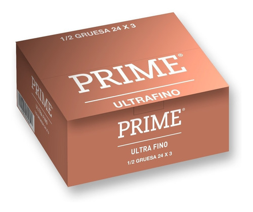 Preservativos Prime 24 Cajas X 3 Ultra Fino Envio Discreto