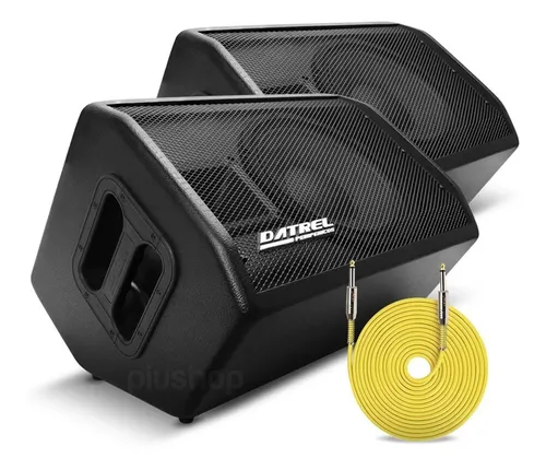 comprar Kit Caixa Som Ativa Passiva Monitor Retorno Palco 400 Watts