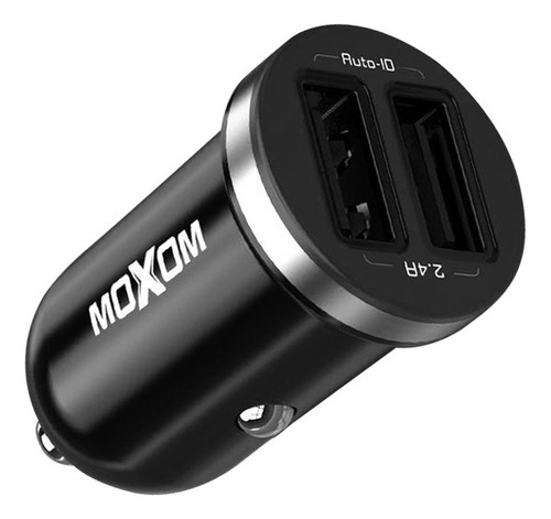 Cargador Auto Telefóno Carga Rápida Dual Usb Moxom Mx-vc10