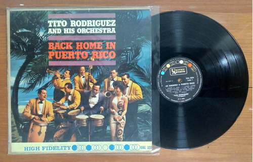 Tito Rodriguez Back Home In Puerto Rico Disco Lp Vinilo