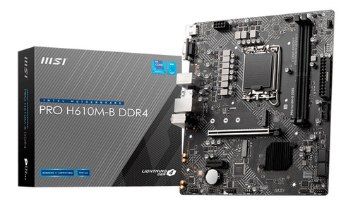 Mother Board Msi Pro H610m-b Ddr4 Intel Gen 12