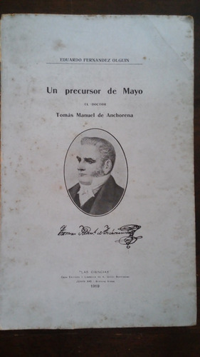 Precursor De Mayo Tomás Manuel De Anchorena / Fernández