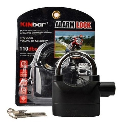 Imagen 2 de 2 de Candado Con Alarma Para Motos Bicicletas Y Más!!