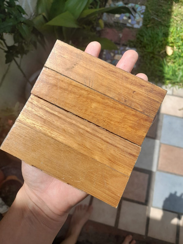 Maderas De Parquet Eucalipto Para Colocar. Liquidación 40m2 Marrón Claro