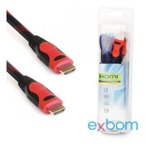 Cabo Hdmi 1.4 Exbom 1.8m Cbx-h18cm