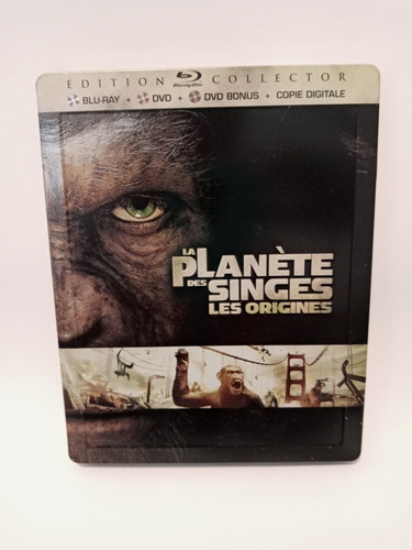 La Planete Des Singes Les Origines Blu Ray+dvd+dvd Bonus+dig (Usado)