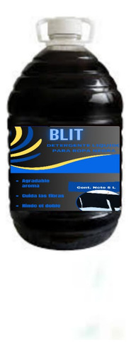 Detergente Líquido Para Ropa Negra 5 L