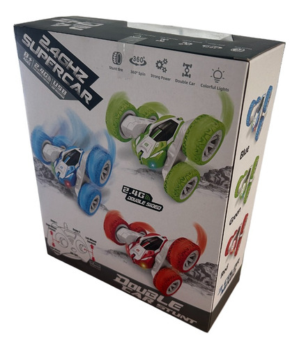 Vehiculo Control Remoto Double Car Stunt 2.4 Ghz Recargable