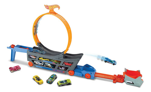 Set De Juego Móvil Hot Wheels Transporter Truck, Tamaño Gran