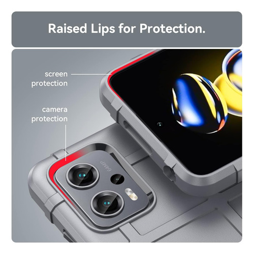 Funda Delgada Y Robusta Con Funda De Grado Militar A Prueba De Golpes Para Xiaomi Poco X4 Gt/redmi Note 11t Pro 5g