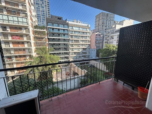 Palermo, 2 Amplios Ambientes Contra Frente, Hermoso Balcón, Con Algun Mobiliario