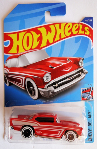 Hot Wheels 2022, '57 Chevy - 44/250 - ( Rojo )