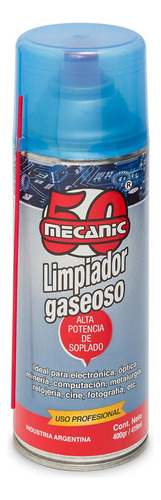 Aire Comprimido En Aerosol Limpiador Gaseoso X419ml. Mecanic