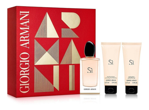 Si Armani Edp Mujer Perfume Set 100ml Perfumesfreeshop!!!