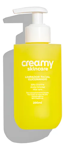 Creamy Skincare Limpador Facial Glicerinado 200ml