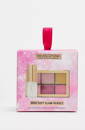 Makeup Revolution Mini Soft Glam Set Paleta Y Gloss