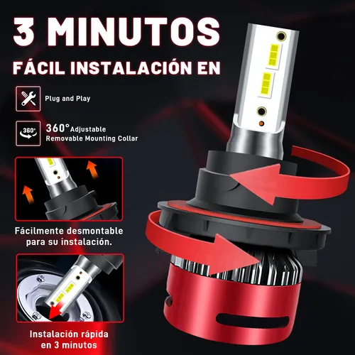 Yan Kit Luces Csp Led H4 H11 Luz Alta/baja/niebla For Nissan