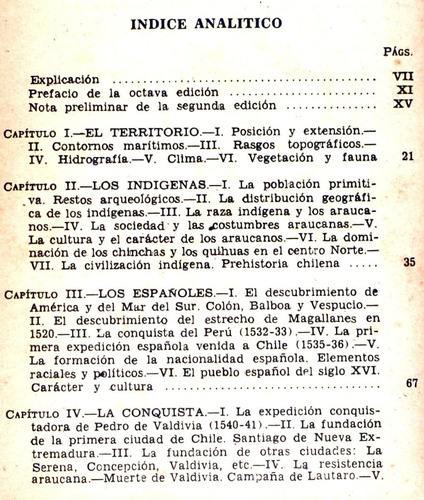 Historia De Chile Luis Galdames Empresa Editora Zig Zag 1944 (Usado)
