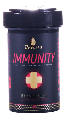 Poytara Immunity Black Line - Crisps 35g - Ração Peixes