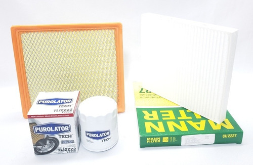 Kit De Filtros Dodge Journey 2.4 09-17 Cabina & Aire Aceite