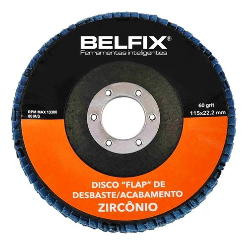 Flap Disc 4.1/2 Zircônio G 120 - Belfix
