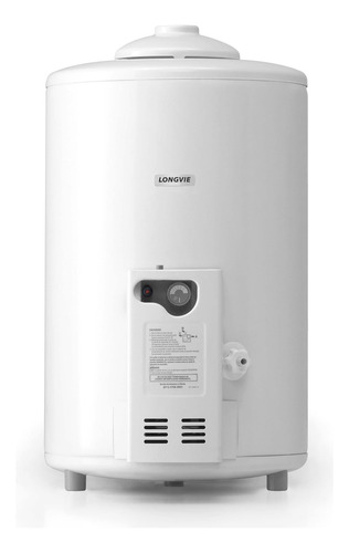 Termotanque A Gas Longvie 50 Litros De Pie T3050pf Color Blanco