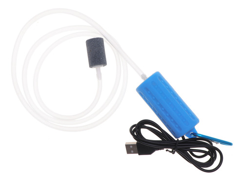 Aireador Usb Bubble Disk Stone De Color Azul Cielo