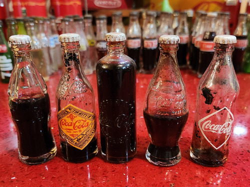 Botellitas Mini De Coca Cola , Raras, Precio Por Todas