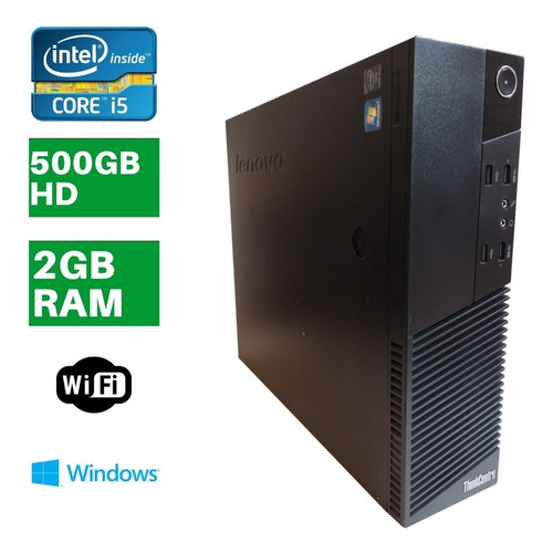 Computador Lenovo M93p Intel I5 4gb Hd 500 + Brindes