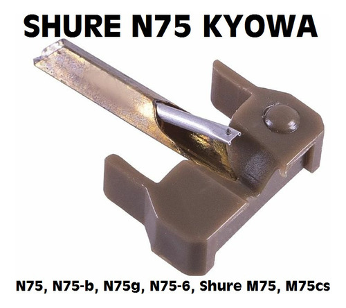 Agulha N75 Kyowa Shure N75-b N75g N75-6shure M75 N75c Japão