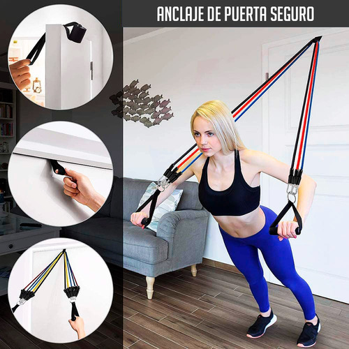 Ligas Bandas De Resistencia Fitness Kit (11 Piezas)