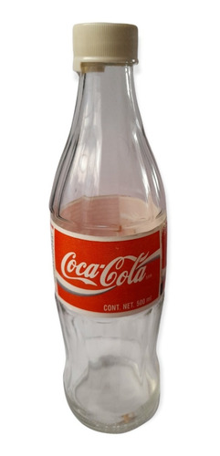 Botella De Vidrio Coca Cola 500ml Del Año 1995 C/ Tapa Rosca (Usado)