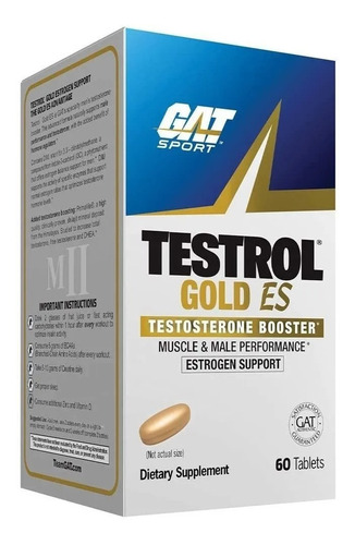 Ga Testrol Gold Es 60 Tabletas 90gr Testosterone Booster