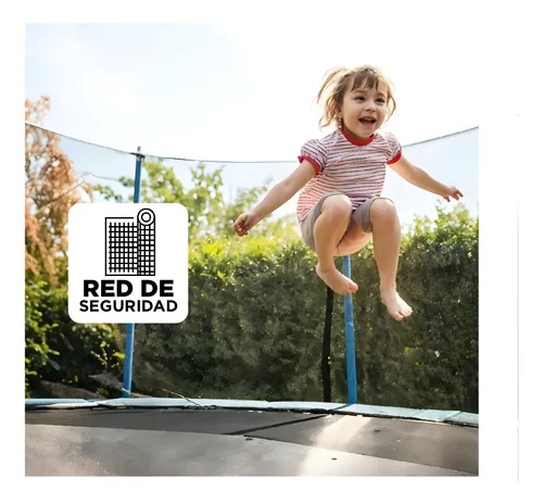 Cama Elástica 2.5m Reforzada Trampolín Con Red
