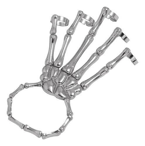 4 Paquete De 4-5 Pulseras De Mano De Esqueleto Con 4 P