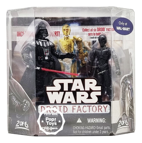 Hasbro - Star Wars - Droid Factory - Darth Vader & K-3px