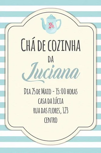 comprar Convite Digital Virtual - Chá De Panela - Chá De Cozinha 6