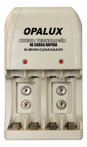 Kit Cargador De Pilas Con 4 Pilas Aa Nimh Recargables-mihaba