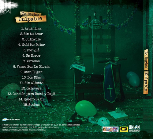 Cd La Beriso Culpable Nuevo Sellado Open Music Sy