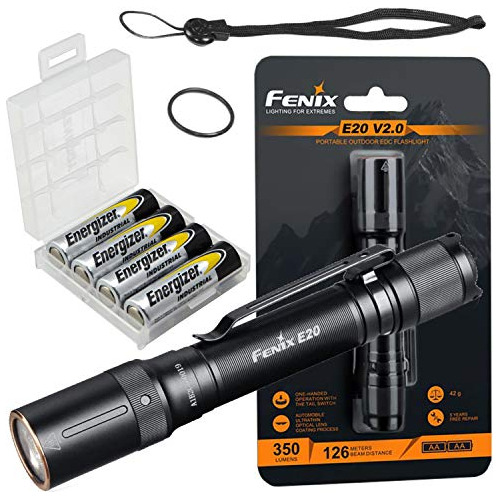 Linterna De Mano - Fenix E20 V2.0 350 Lumens Flashlight With